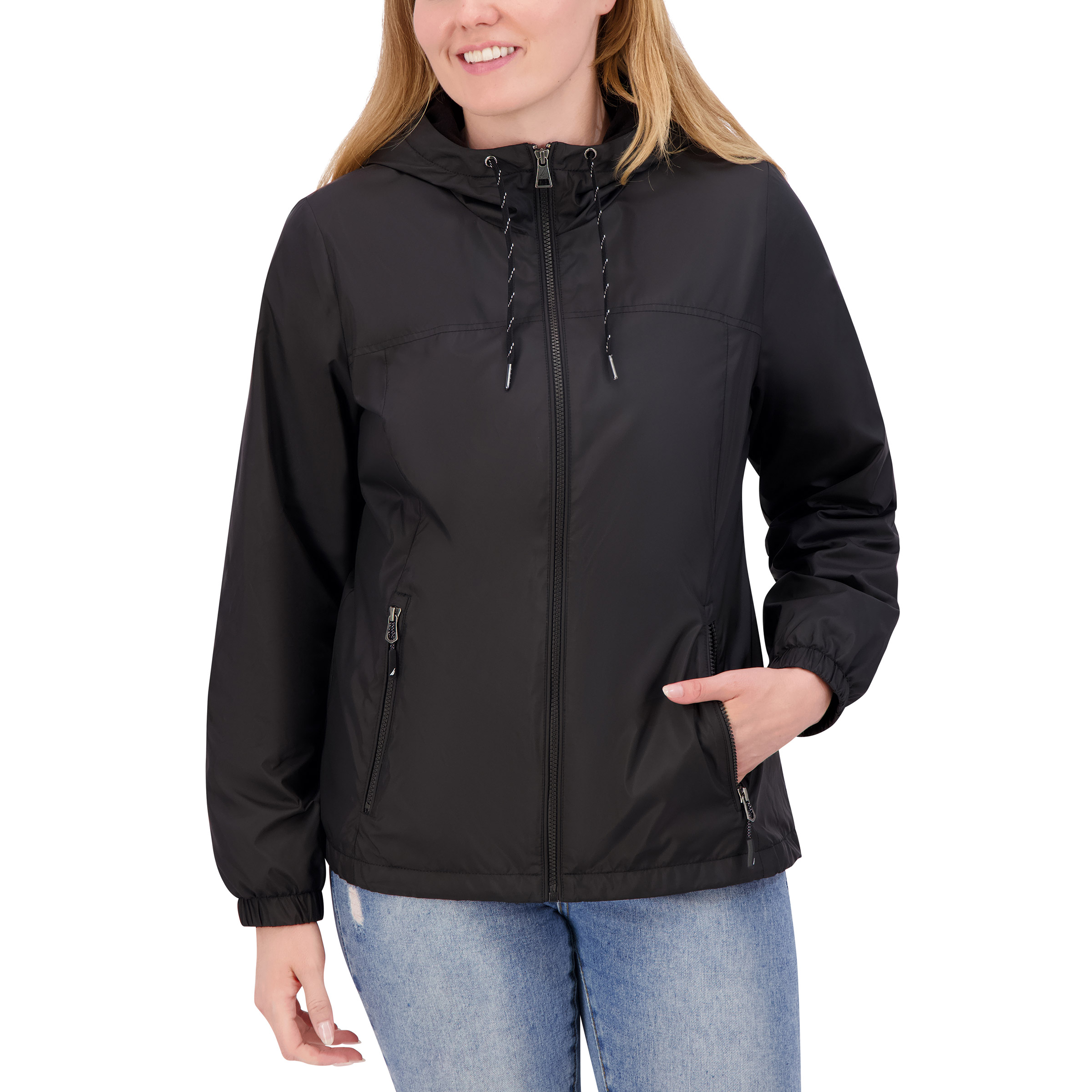 Nautica Women's Lined Windbreaker Jacket