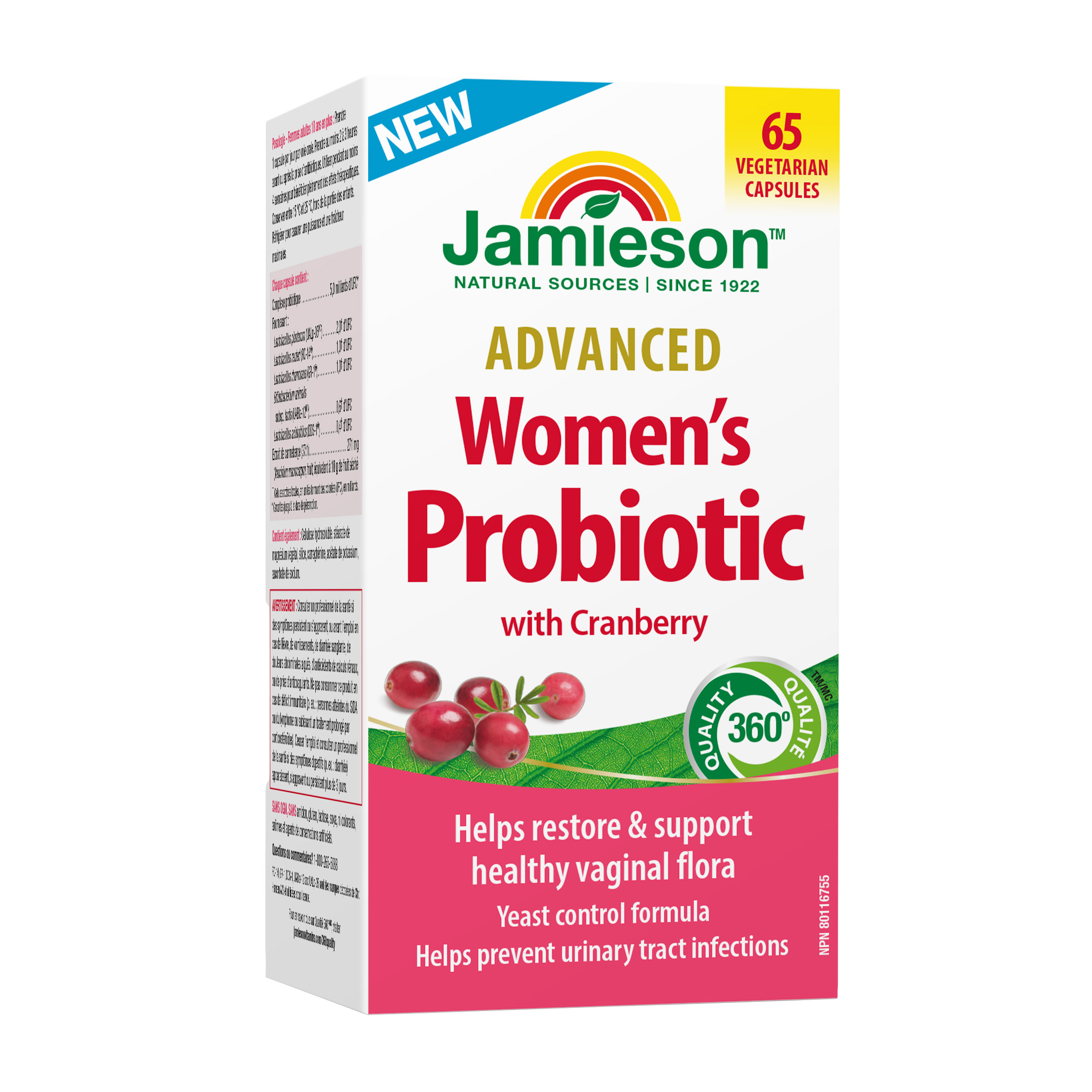 Jamieson Advanced Women's Probiotic with Cranberry