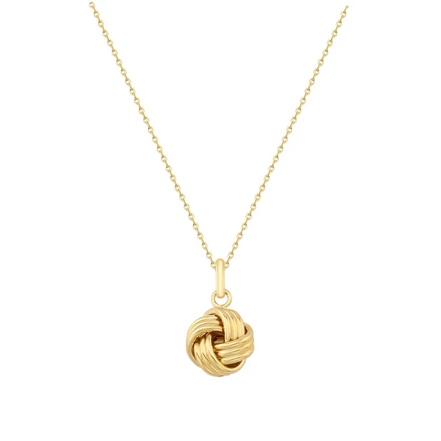 14kt Yellow Gold Love Knot Pendant