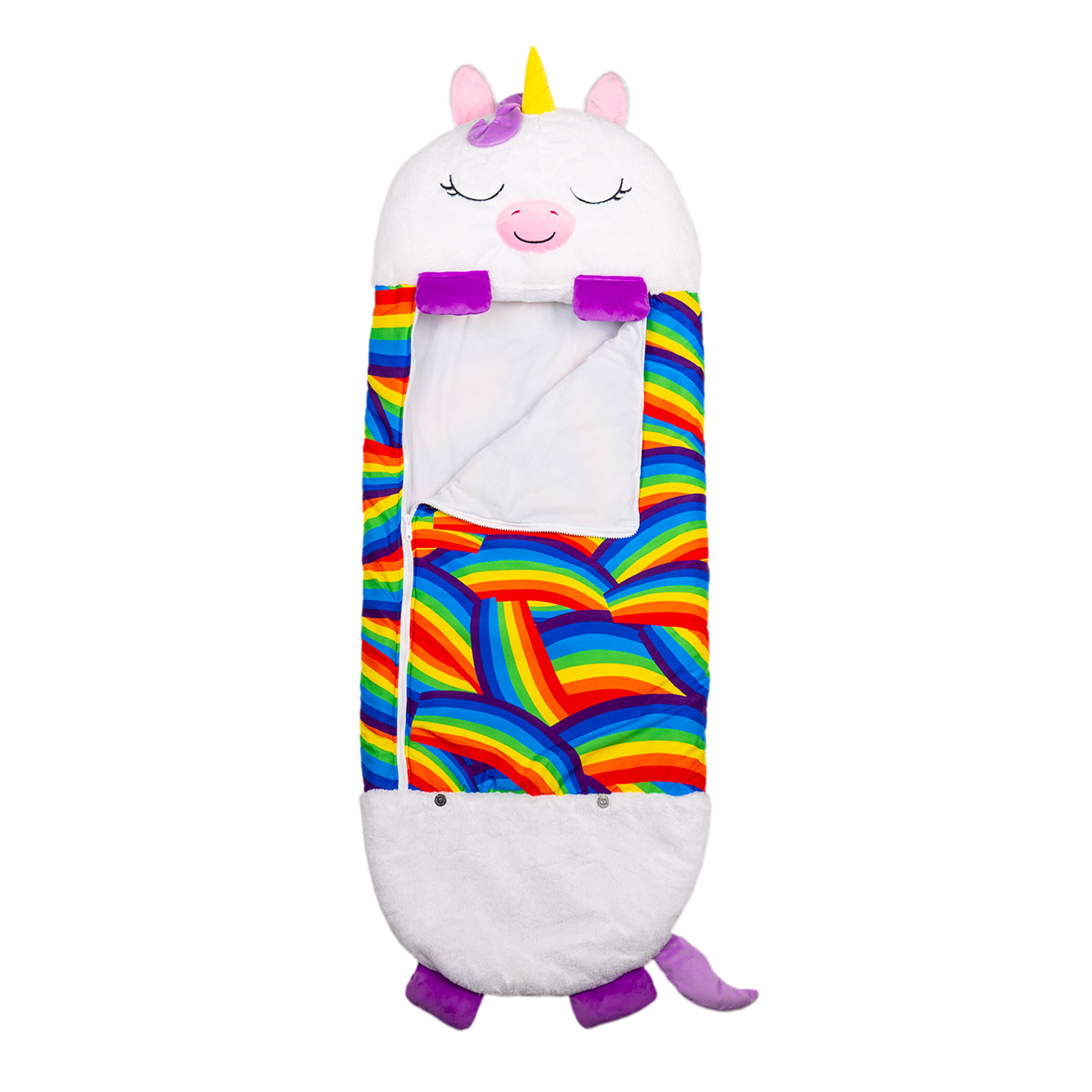 Happy Nappers – Medium - Unicorn - White  