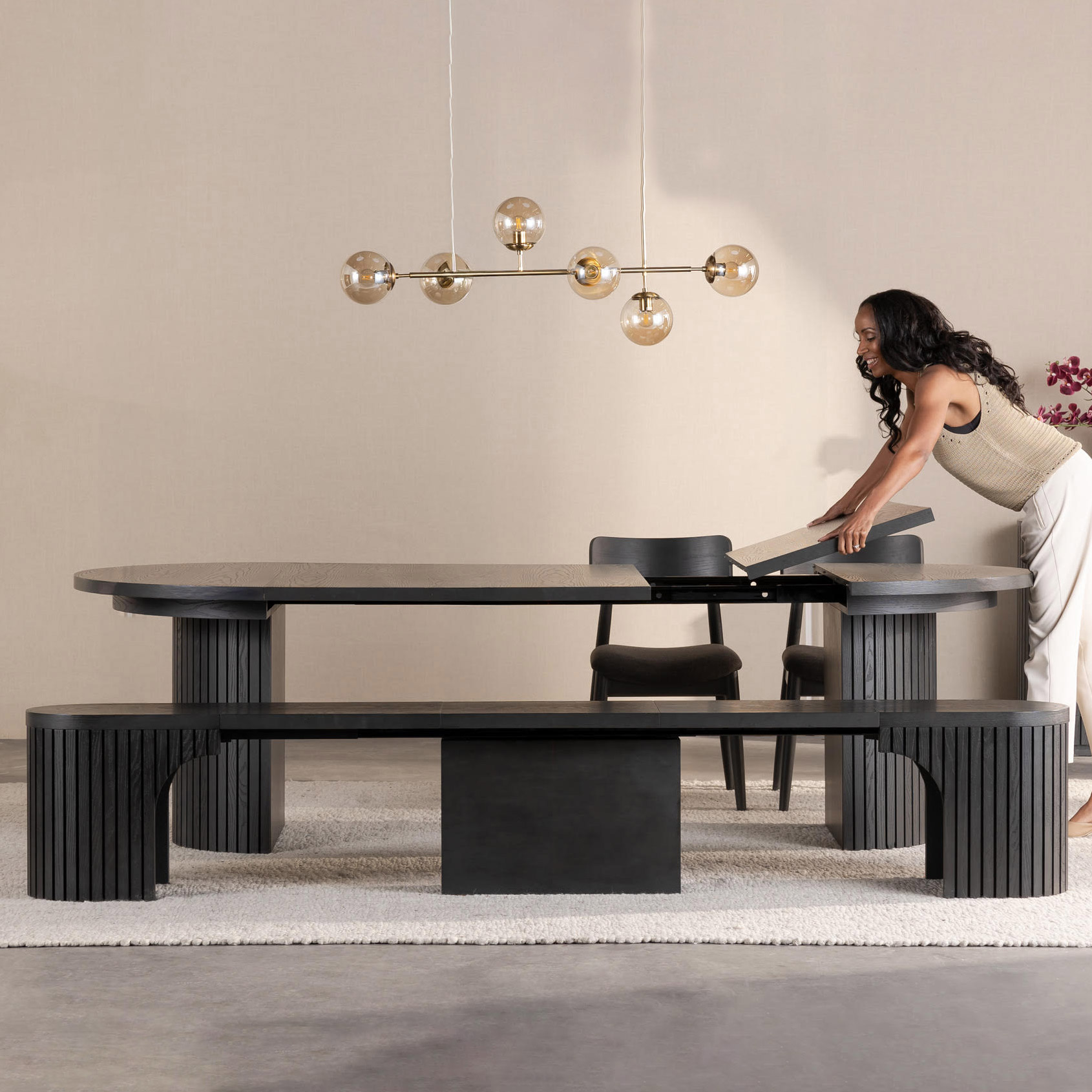 Transformer Table Extendable Round Dining Collection
