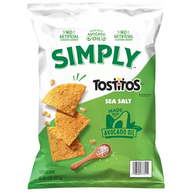 TOSTITOS SIMPLY SEA SALT AVOCADO OIL 15 OZ