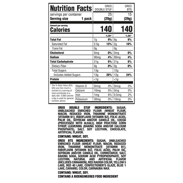 NABISCO BTS OREO 40 CT