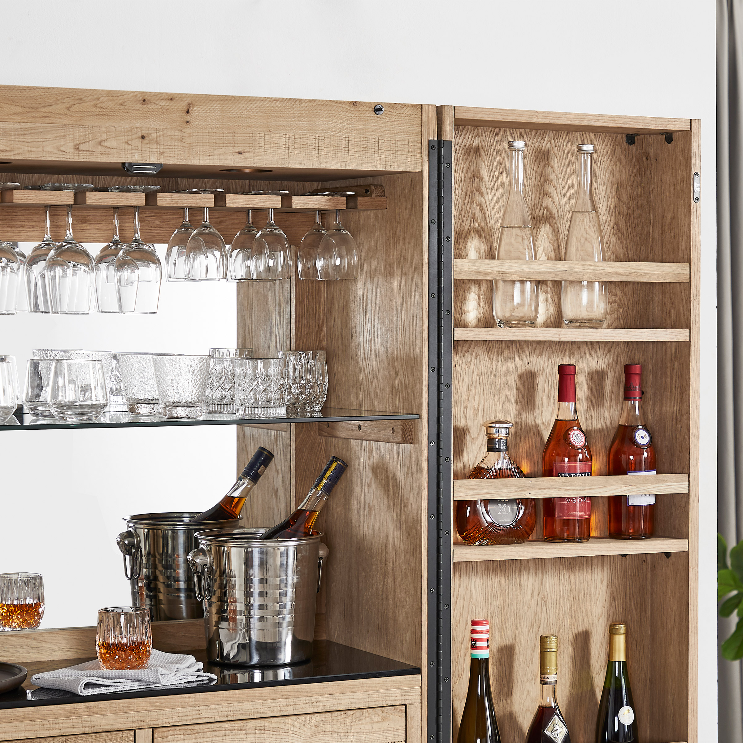 HB Home Fulton Bar Cabinet - Thumbnail 5
