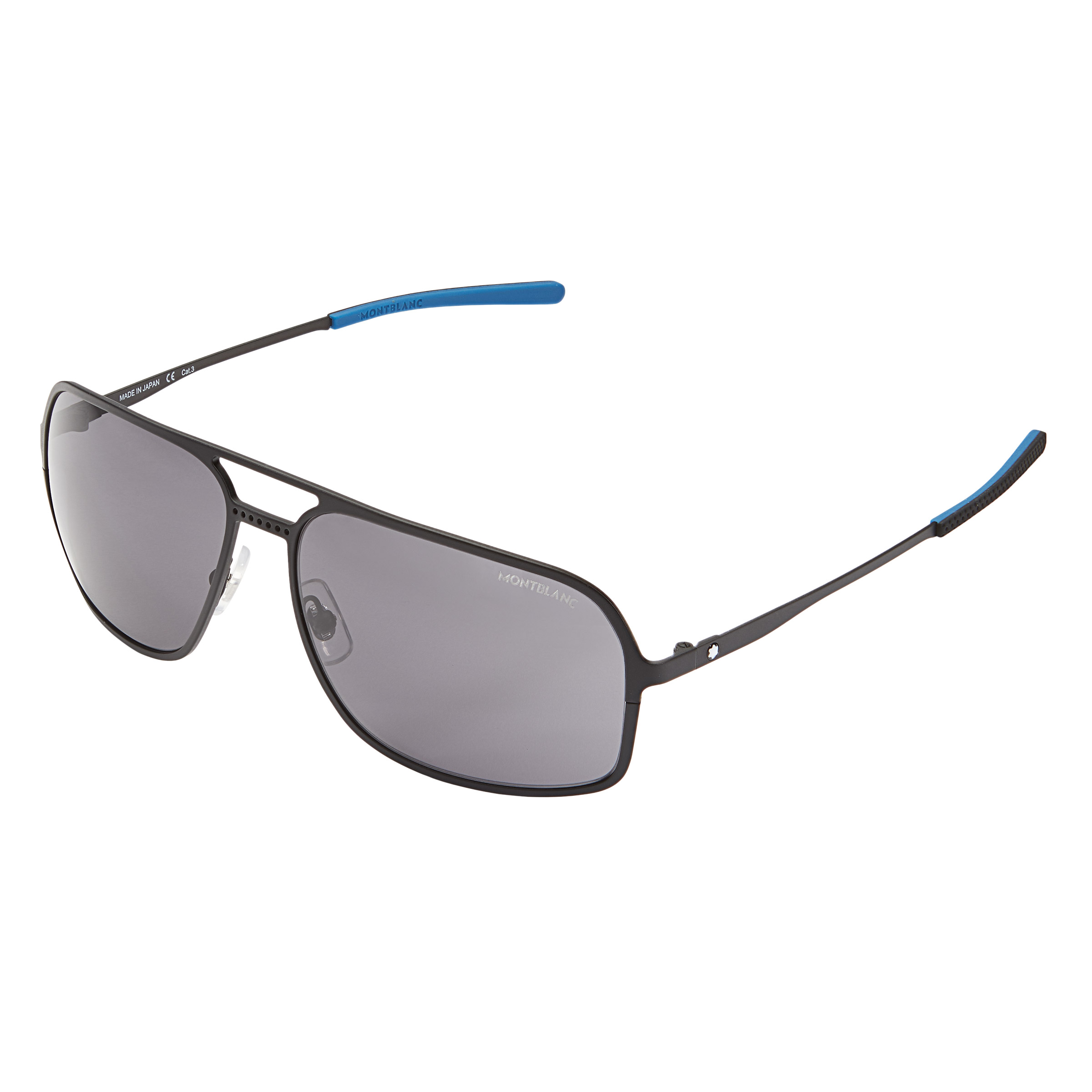 Montblanc MB0104S Black Gray Sunglasses | Costco display picture 2