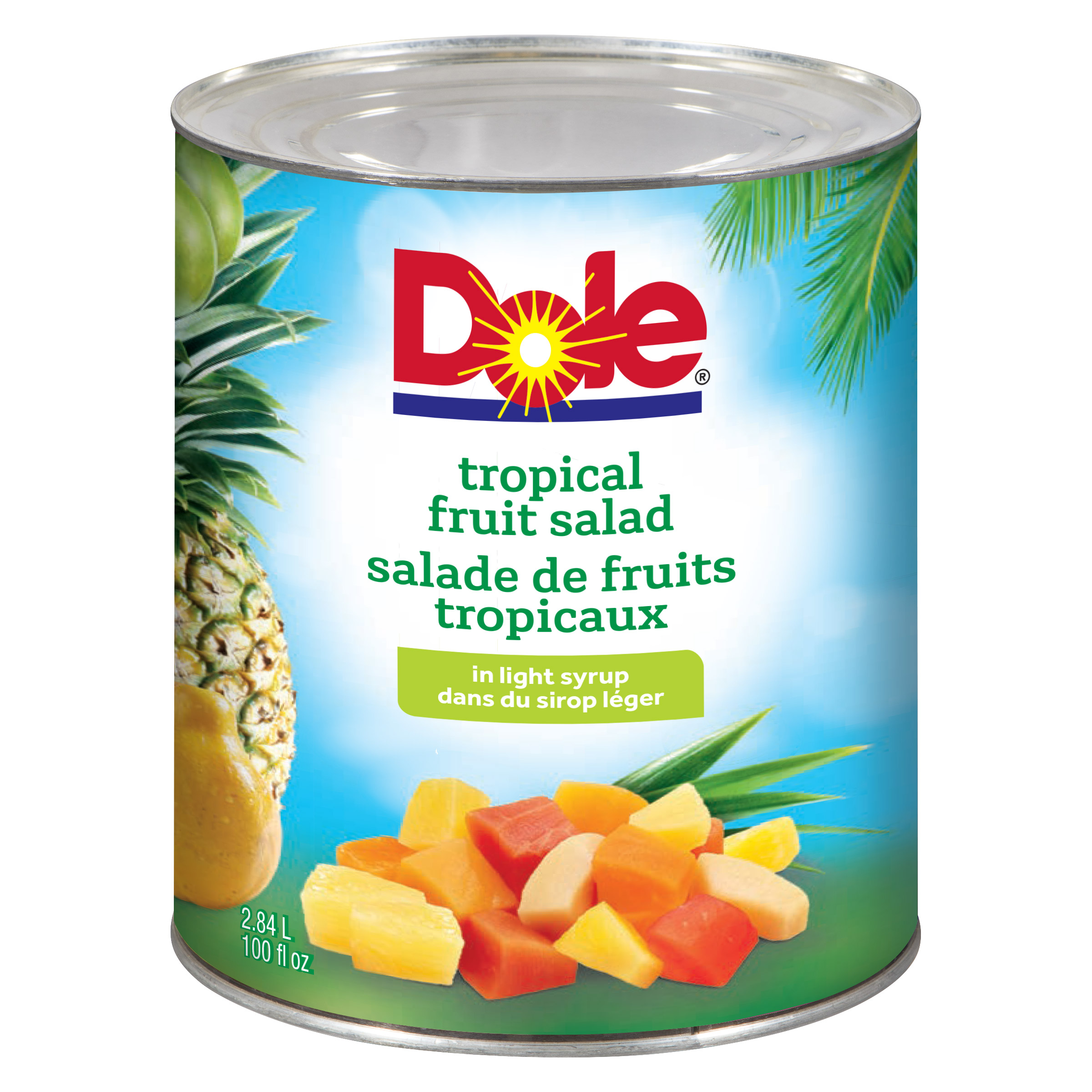 Dole Tropical Fruit Salad in Light Syrup, 2.84 L