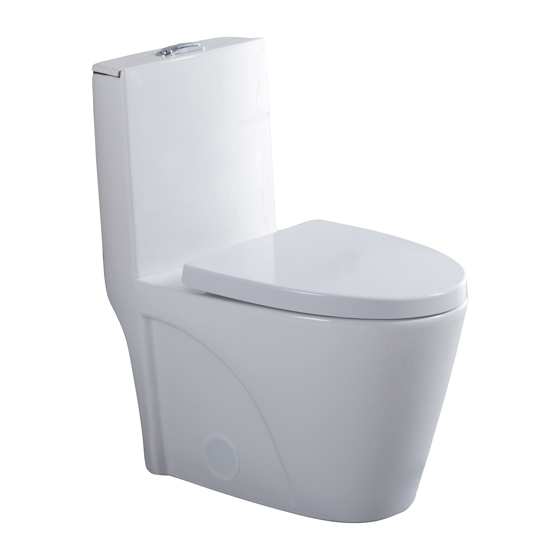 SERA Catania 1-piece Dual Flush Toilet in White