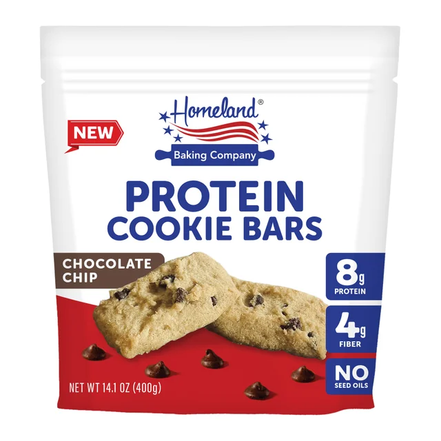HOMELAND PROTEIN COOKIE BARS 14.1 OZ