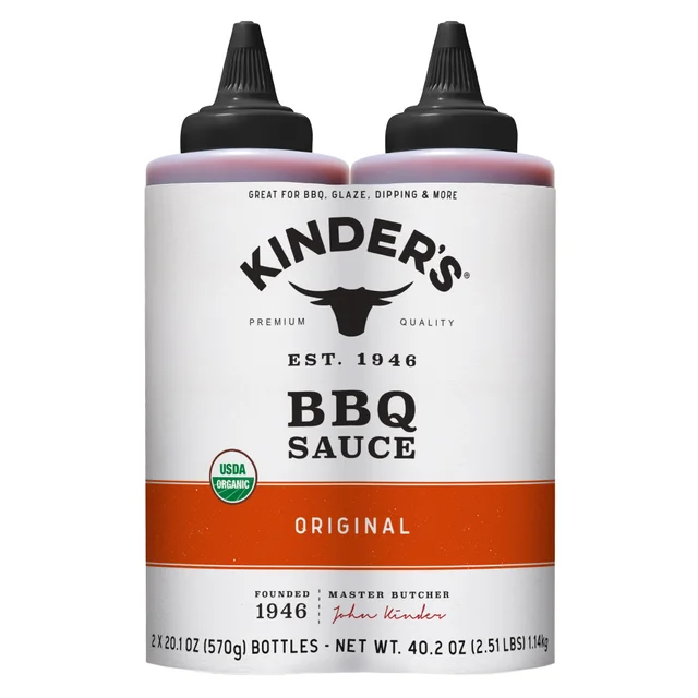 KINDER'S ORGANIC ORIGINAL BBQ SAUCE 2/20.1 OZ