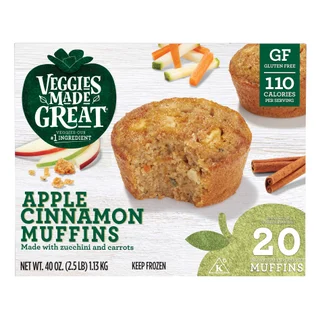 VEGGIES MADE GREAT APPLE CINNAMON MUFFIN 20 CT