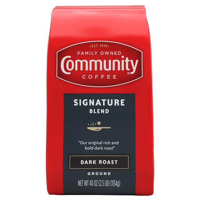 COMMUNITY COFFEE DARK ROAST 40 OZ