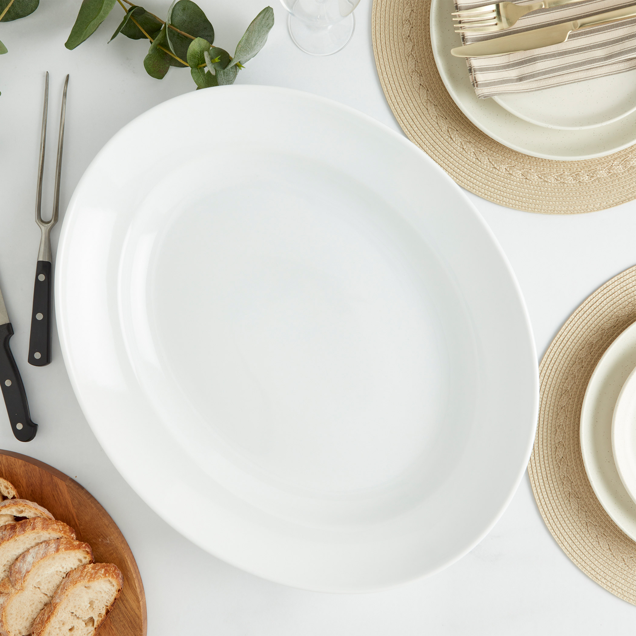 Denmark Stoneware Oval Platter