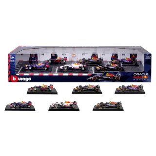 BBURAGO 1:43 FORMULA DIE CAST SET 6PK
