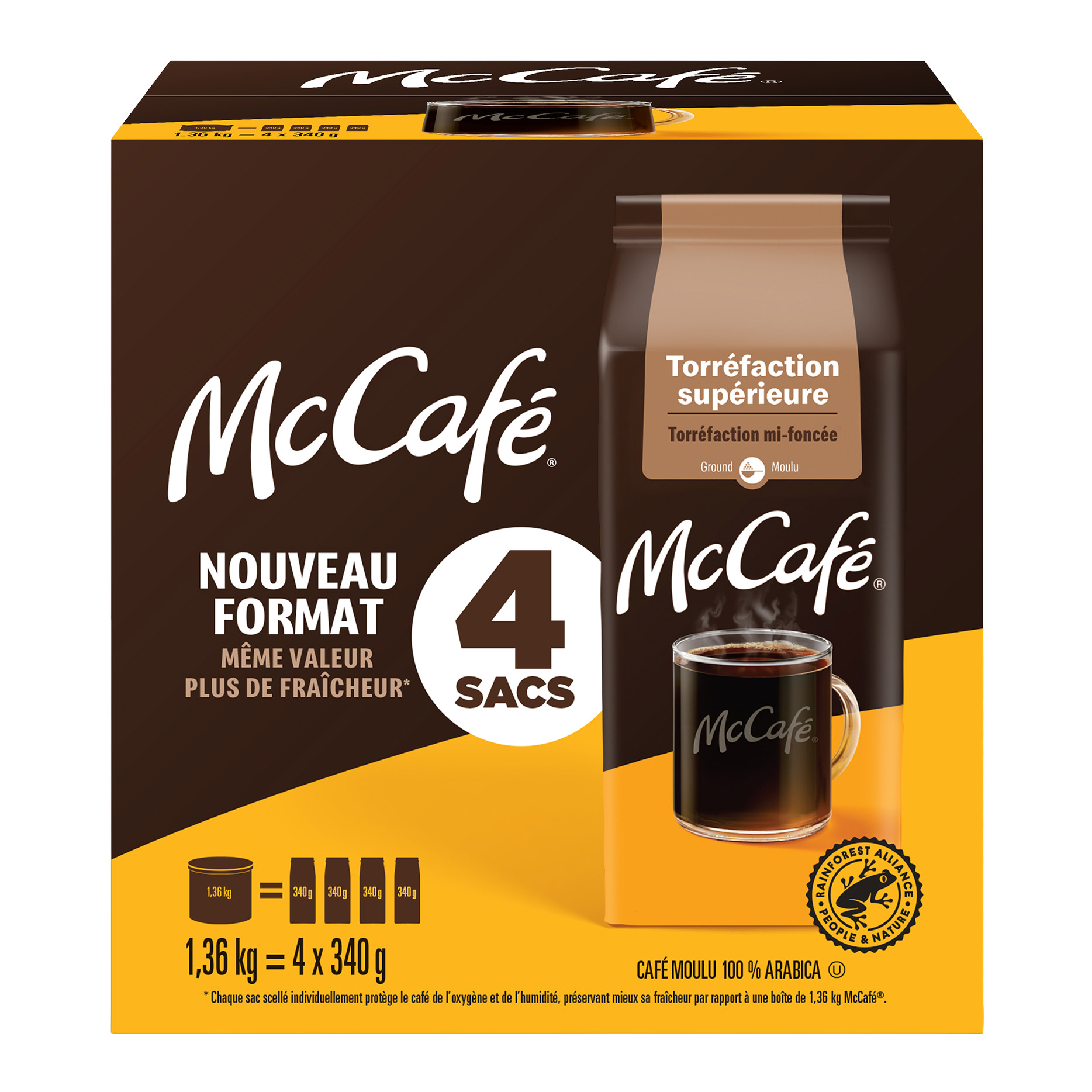 McCafé Premium Roast Coffee, 4 × 340 g | Costco