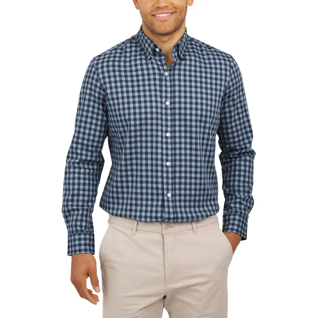 LANDS' END MEN'S BUTTON-UP SHIRT