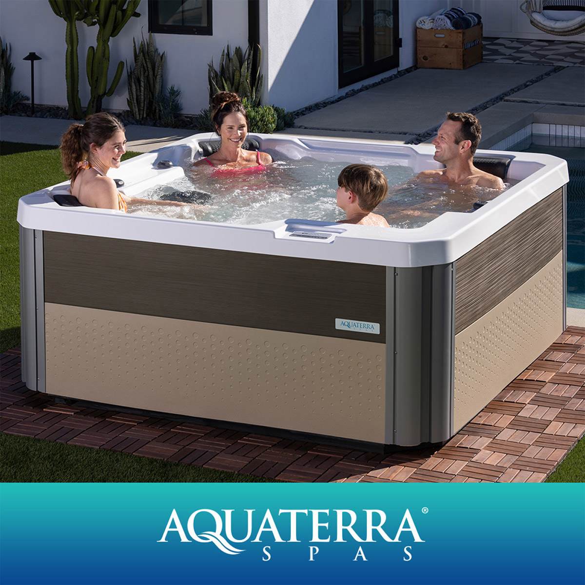 Aquaterra Spas Huntley 40-jet 5 or 7-person Acrylic Spa