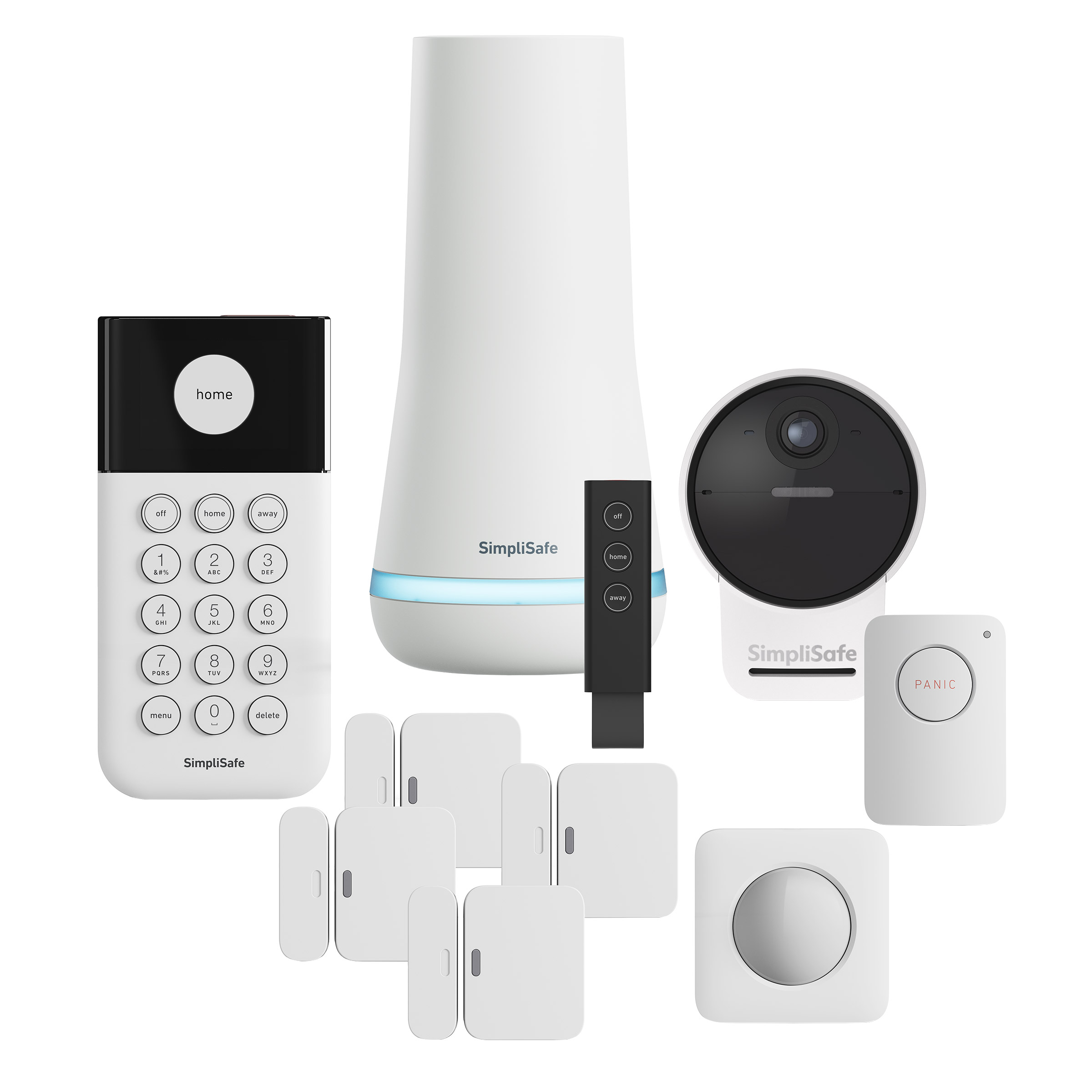 SimpliSafe Security System with Outdoor Camera Series 2  10-piece