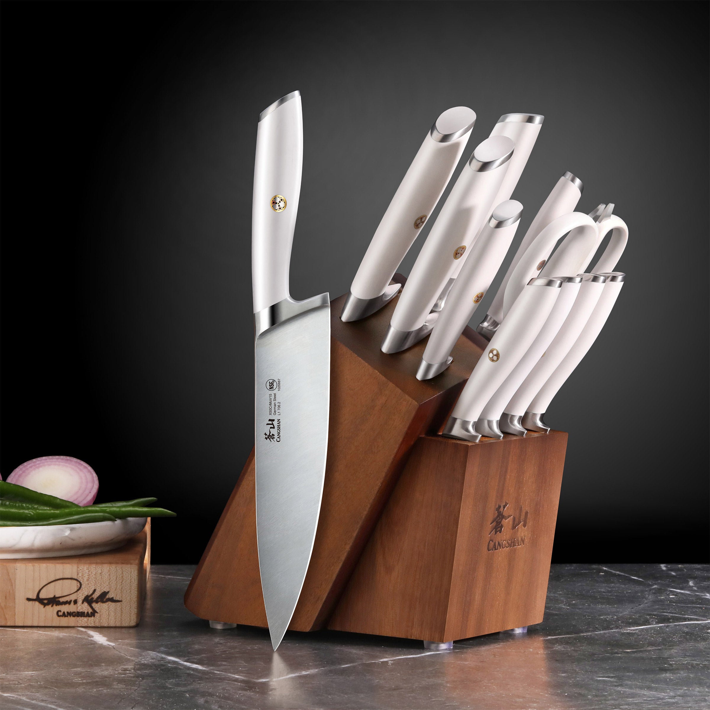 Cangshan L1 Series 12-piece German Steel Forged Knife Set | Costco