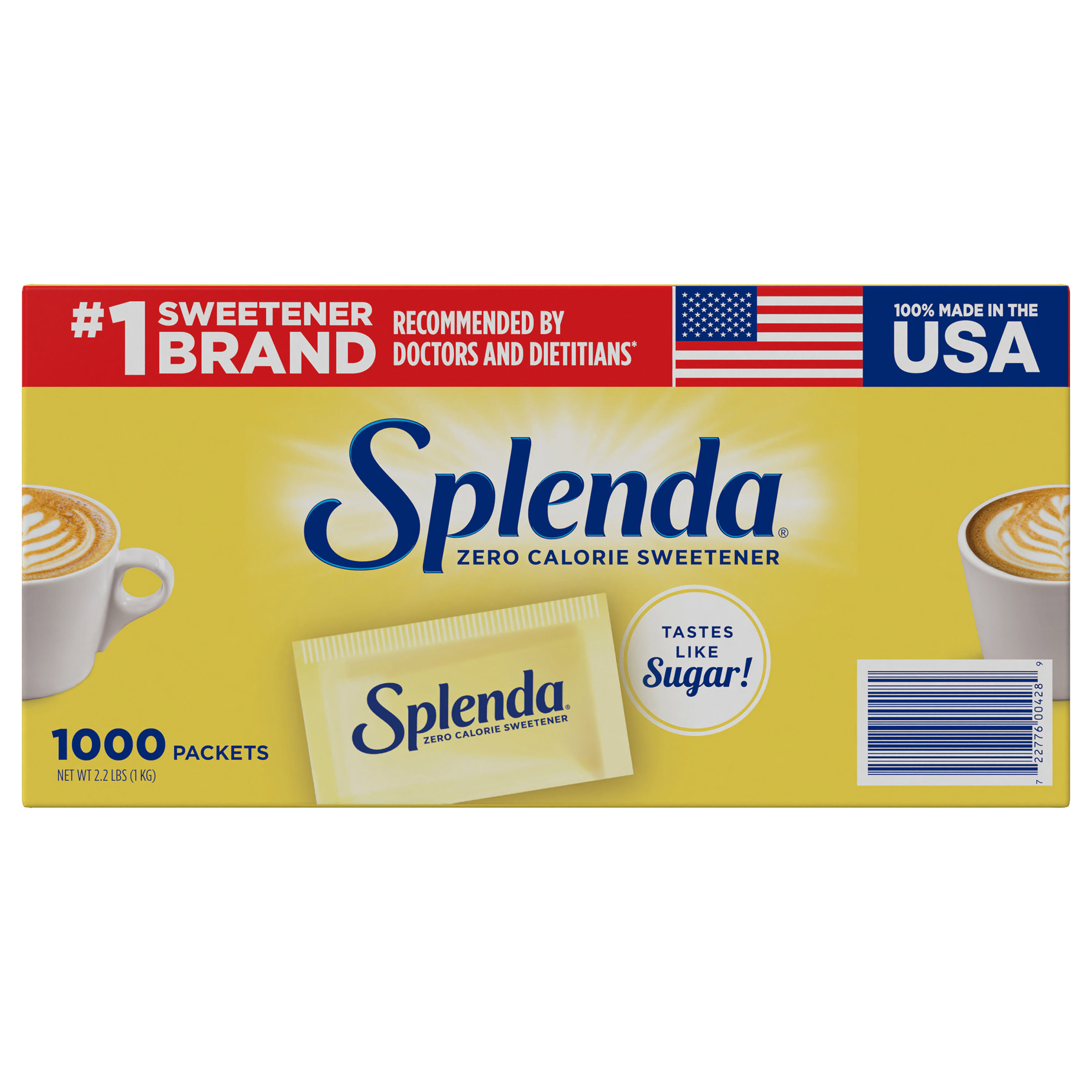 Splenda Zero Calorie Sweetener Packets  1 000-count