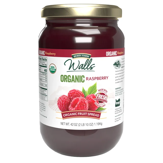 WALLS ORG RASPBERRY SPREAD 42 OZ P576