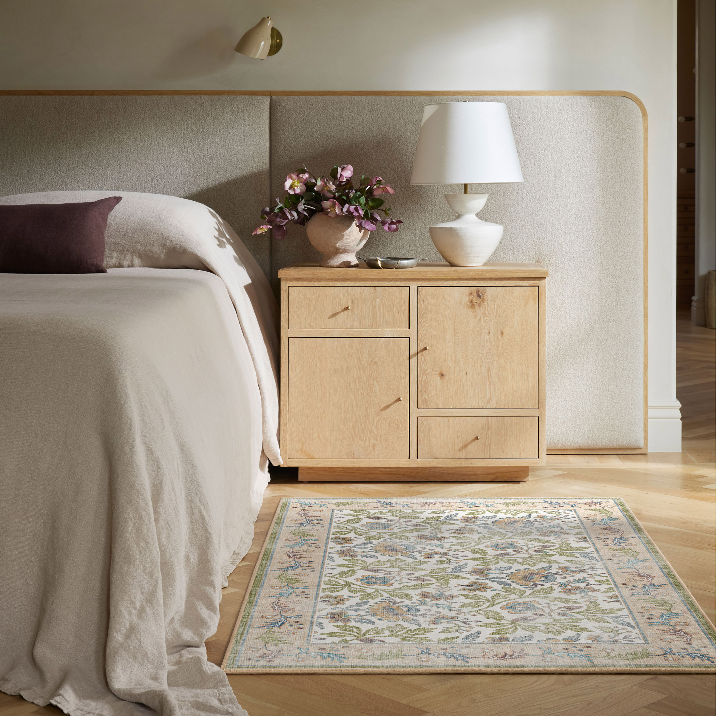 Ruggable Flatwoven Washable Maribel Rug, 3' x 5' - Green
