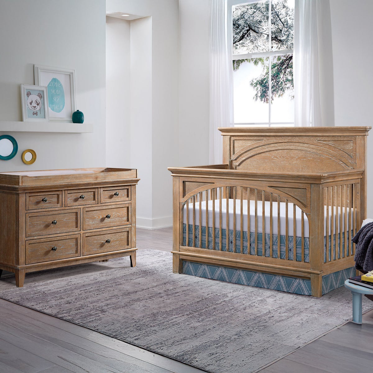 Imagio Baby Lisbon 2-piece Nursery Set, Sandwash | Costco Imagio Baby Lisbon 2-piece Nursery Set, Sandwash | Costco