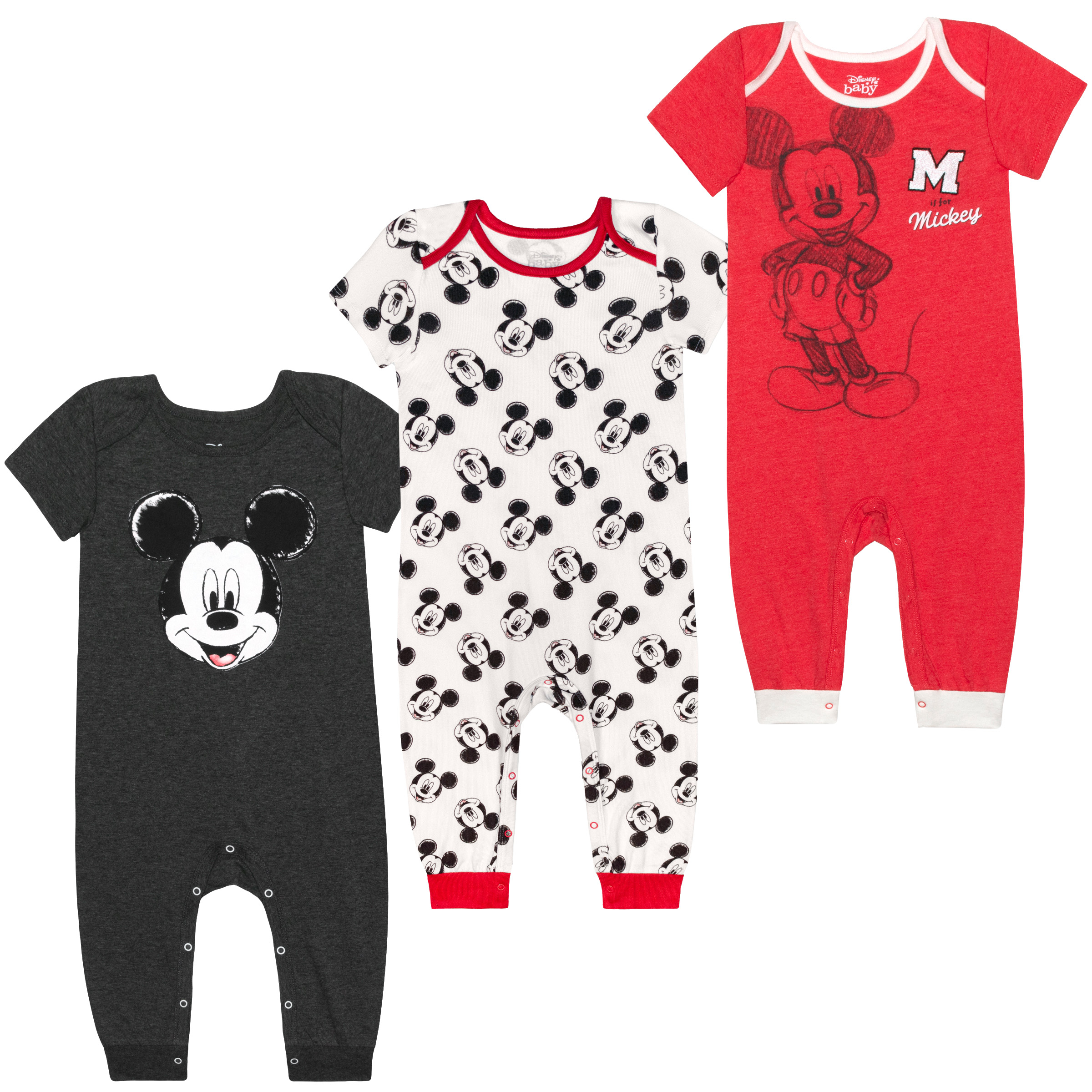Overalls Target Mickey Mouse Baby Clothes Mickey Infant 3-pack