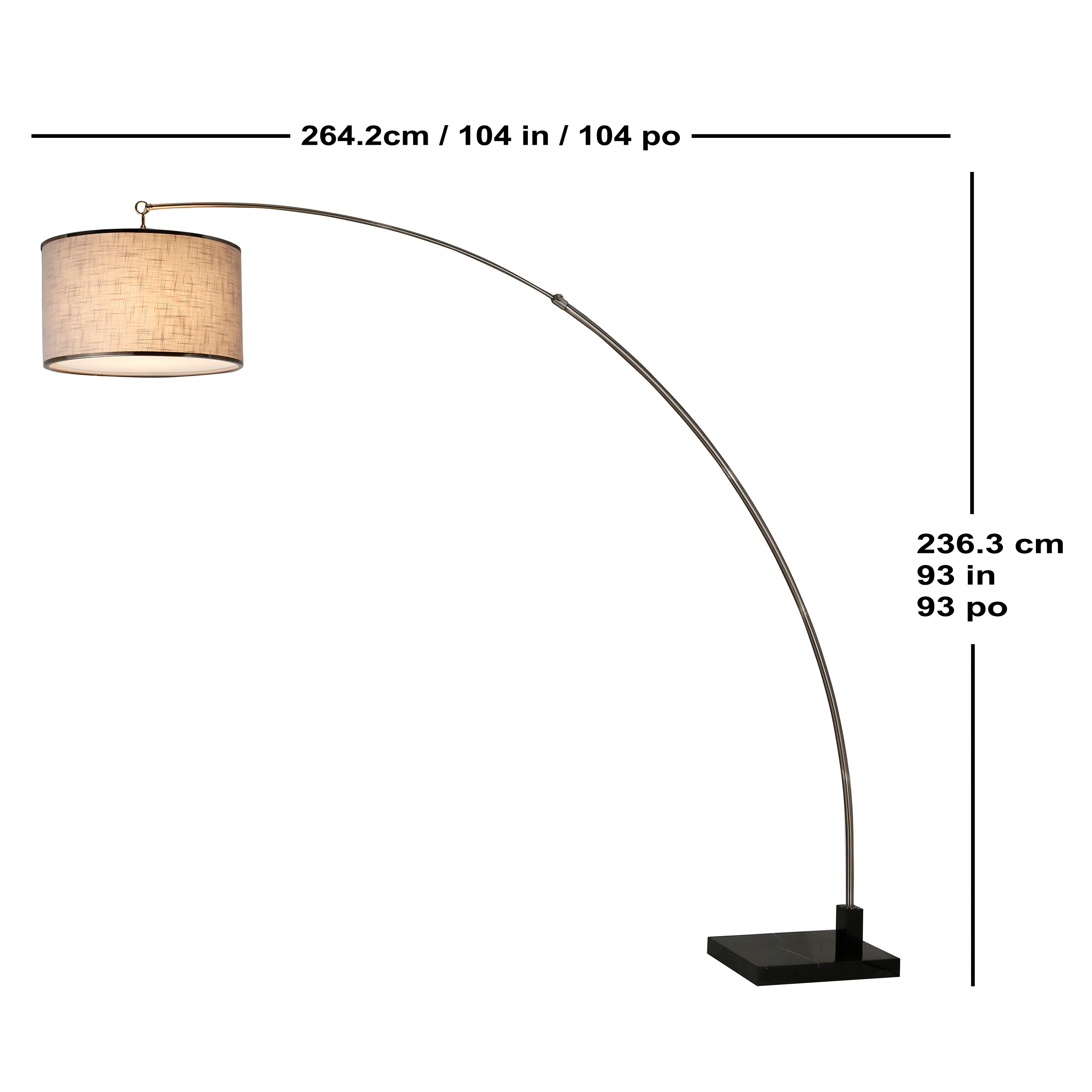 Arc Sectional Floor Lamp