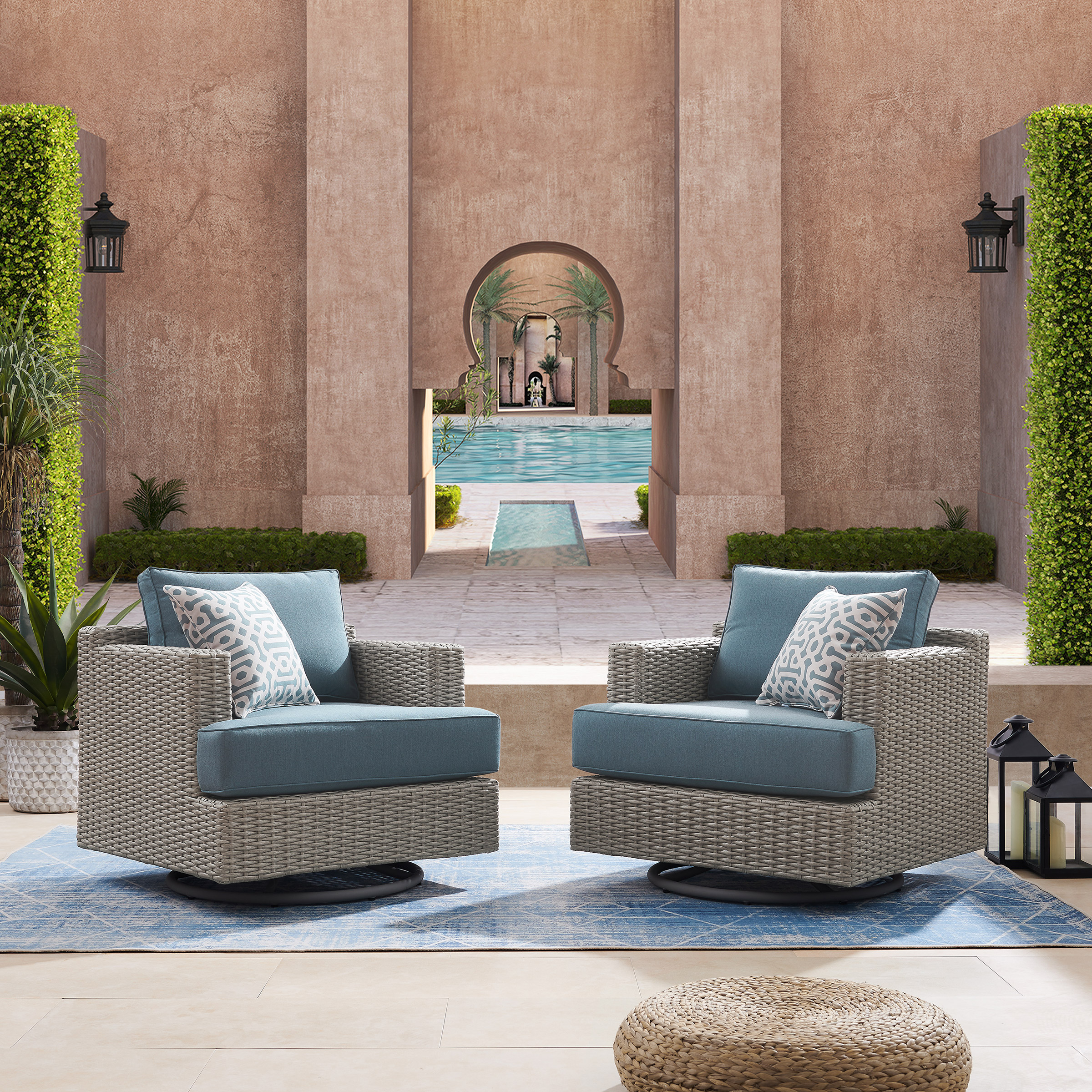 Sirio Niko 2-pack Swivel Chair | Costco