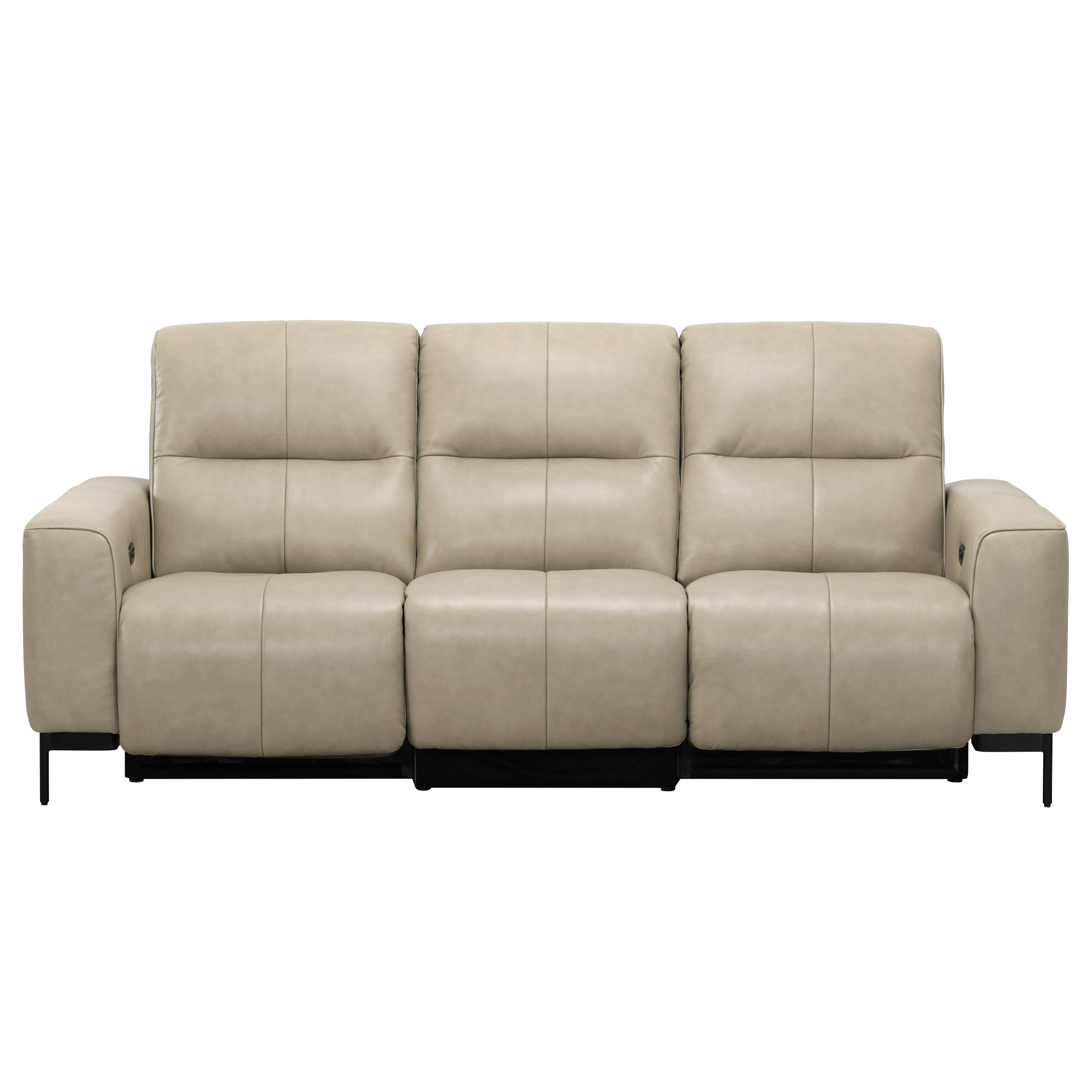 Simon Li - 3 Piece Top Grain Leather Power Reclining Sofa - Zero