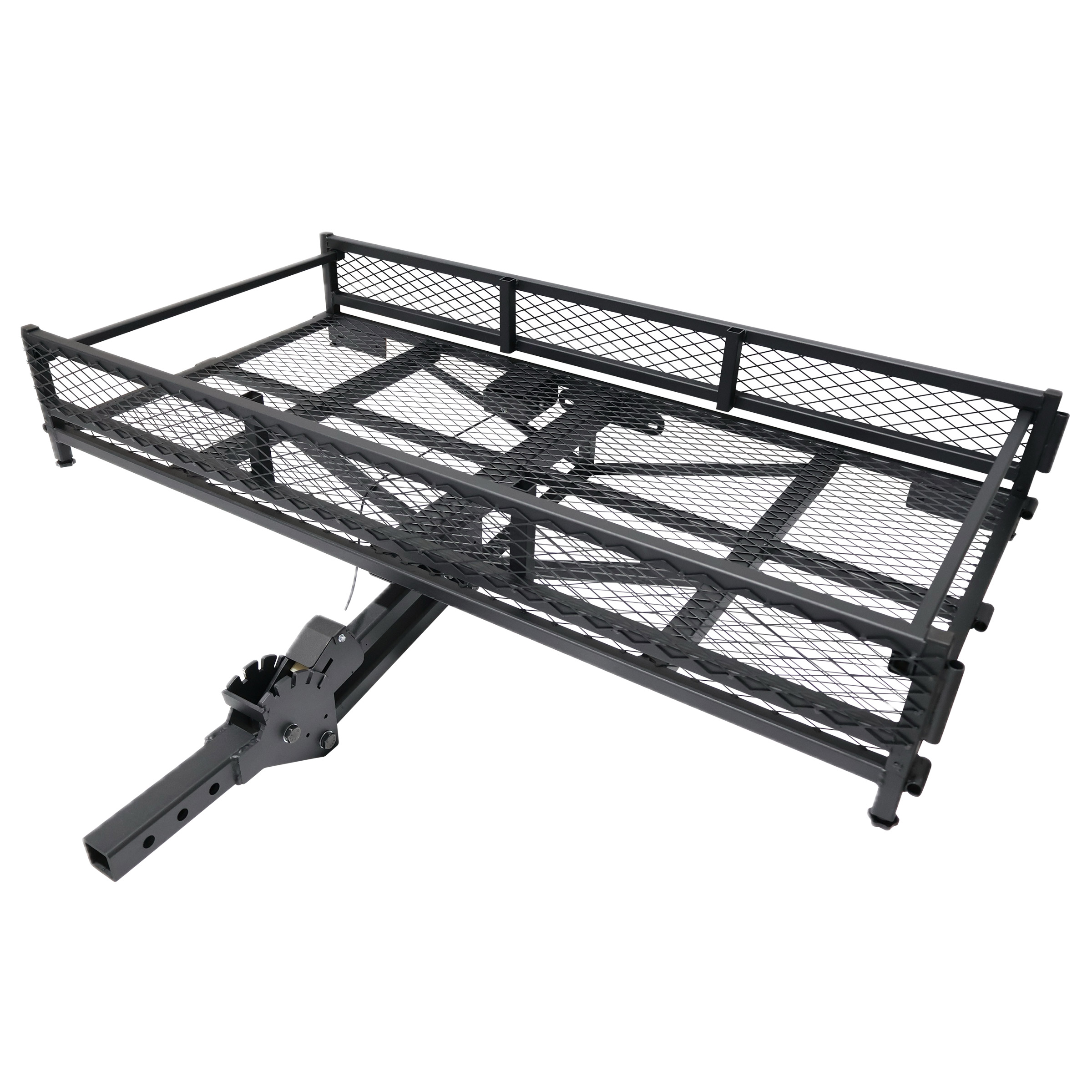 Black Bulldog - The Beast Adjustable Hitch Mounted Cargo Carrier and Work Platform