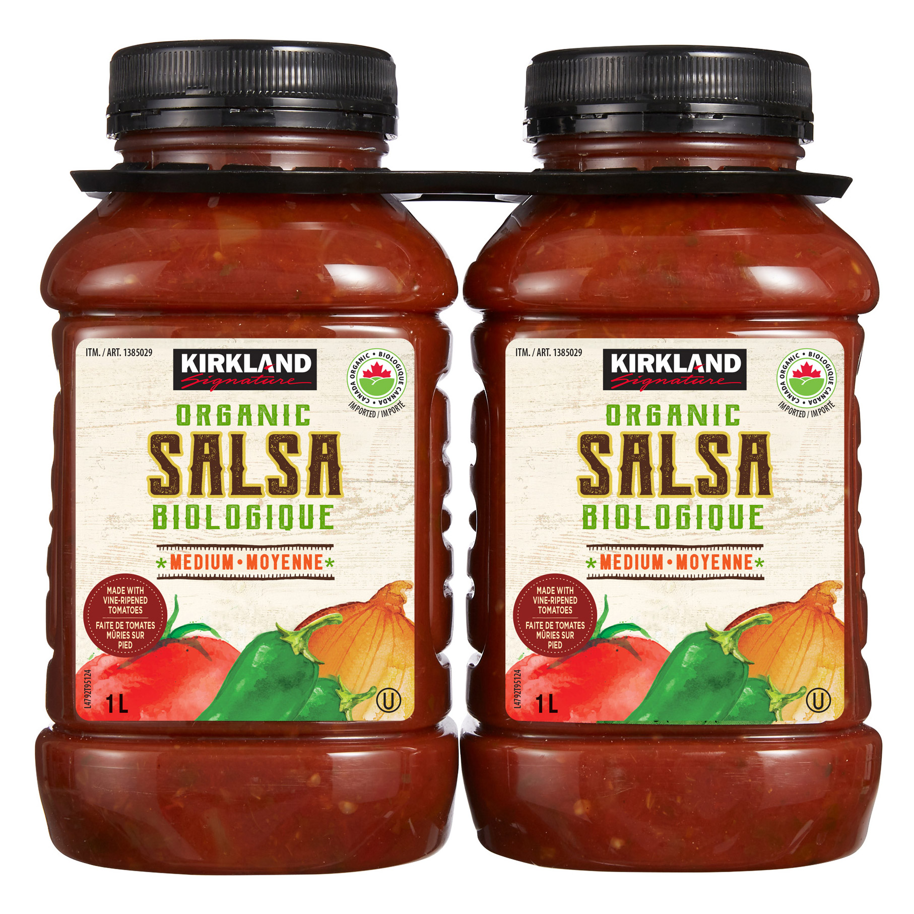 Kirkland Signature Organic Salsa, 2 × 1 L