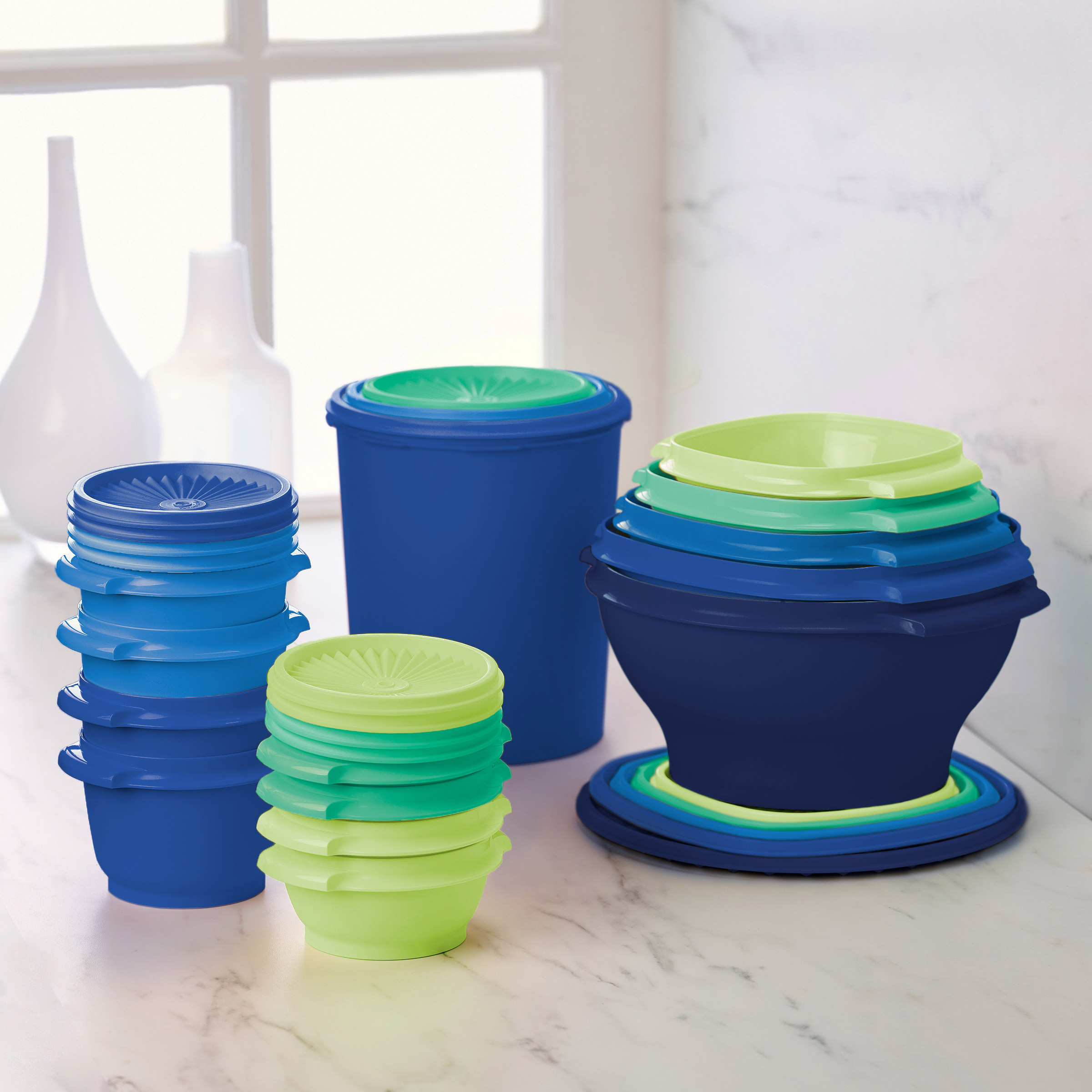 Tupperware collection d'Heritage - Ensemble de contenants alimentaires, 32-pièces