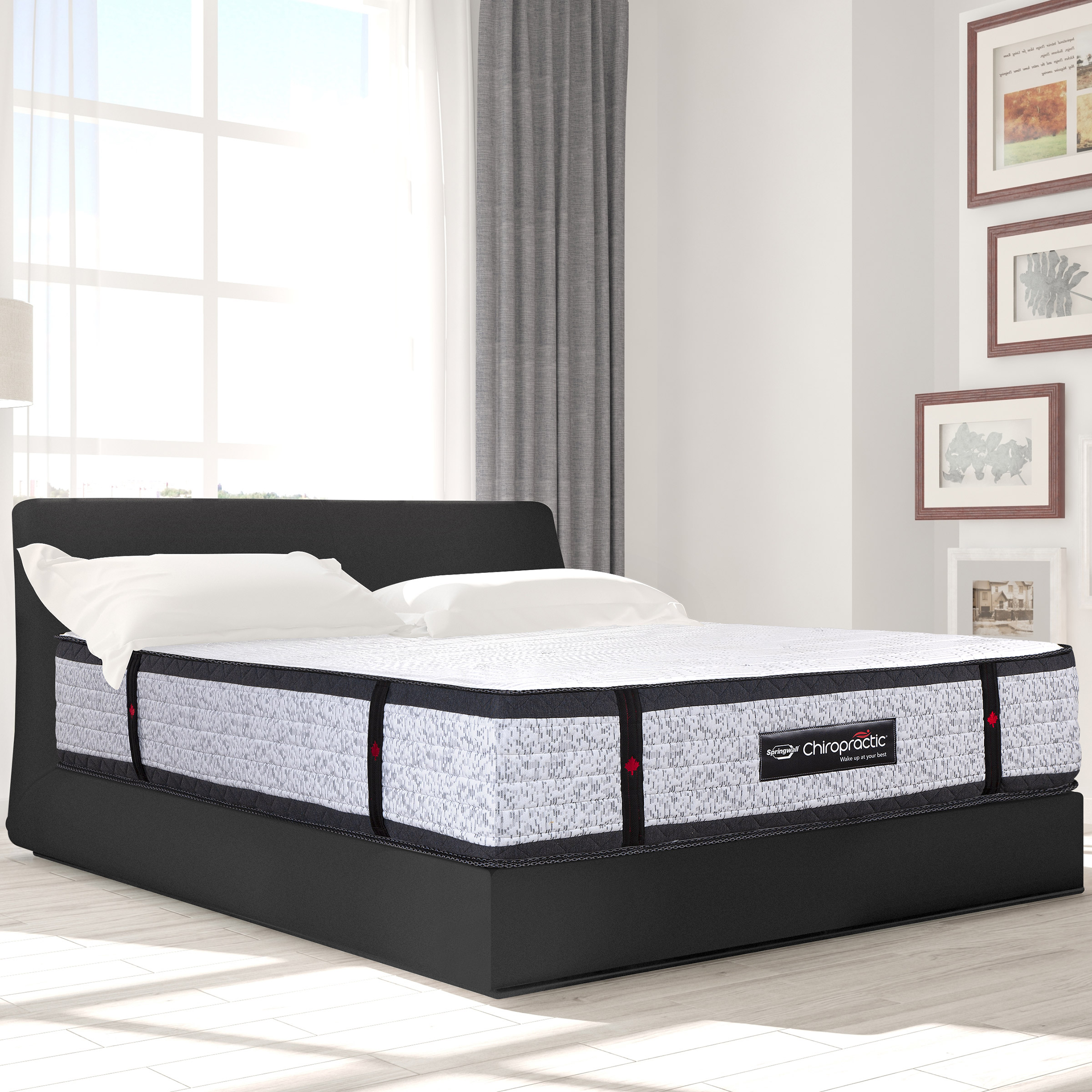Springwall 2-sided Chiropractic 35.56 cm (14 in.) Hybrid Mattress, Medium Firm