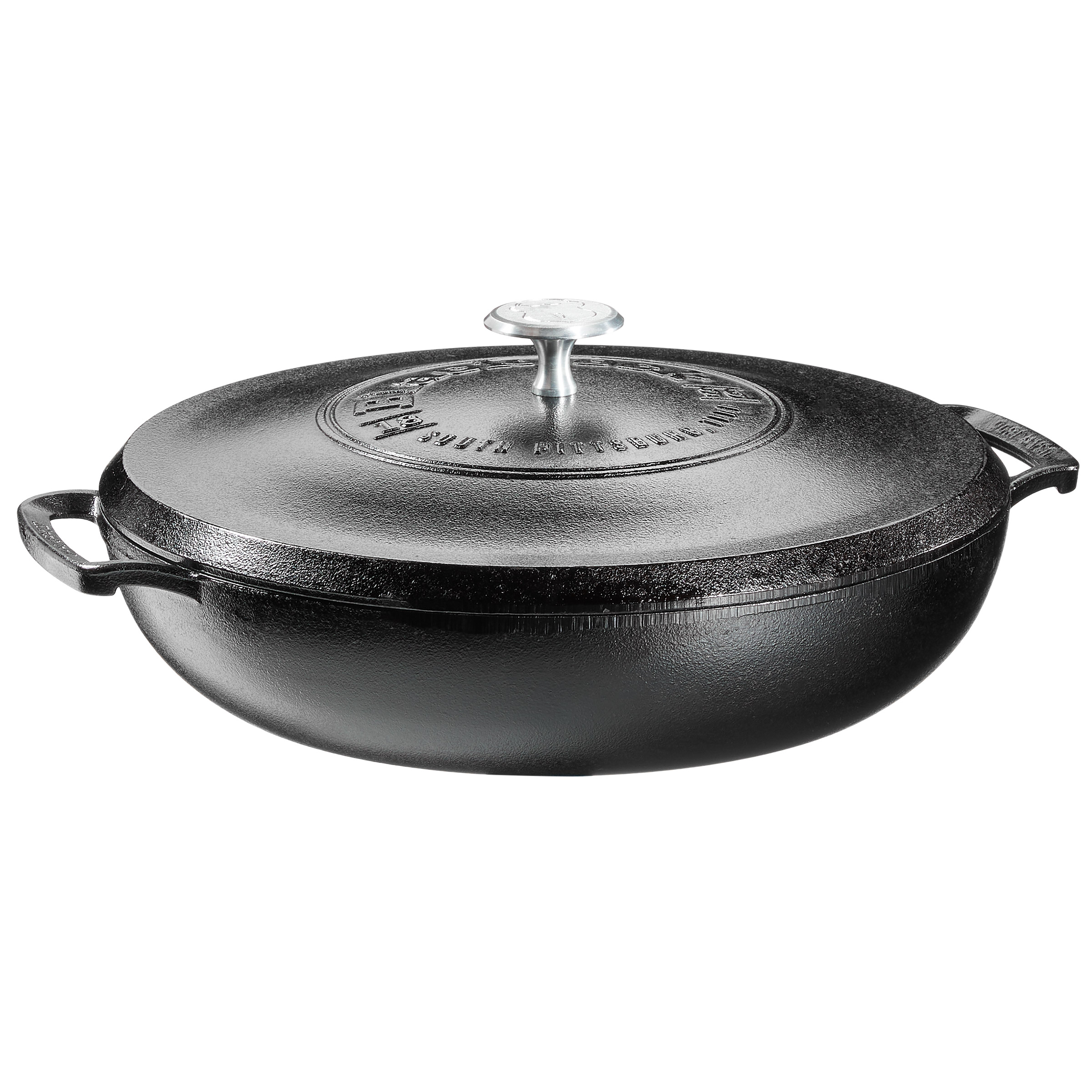 Lodge Blacklock 4 Quart Cast Iron Braiser with Lid | Costco