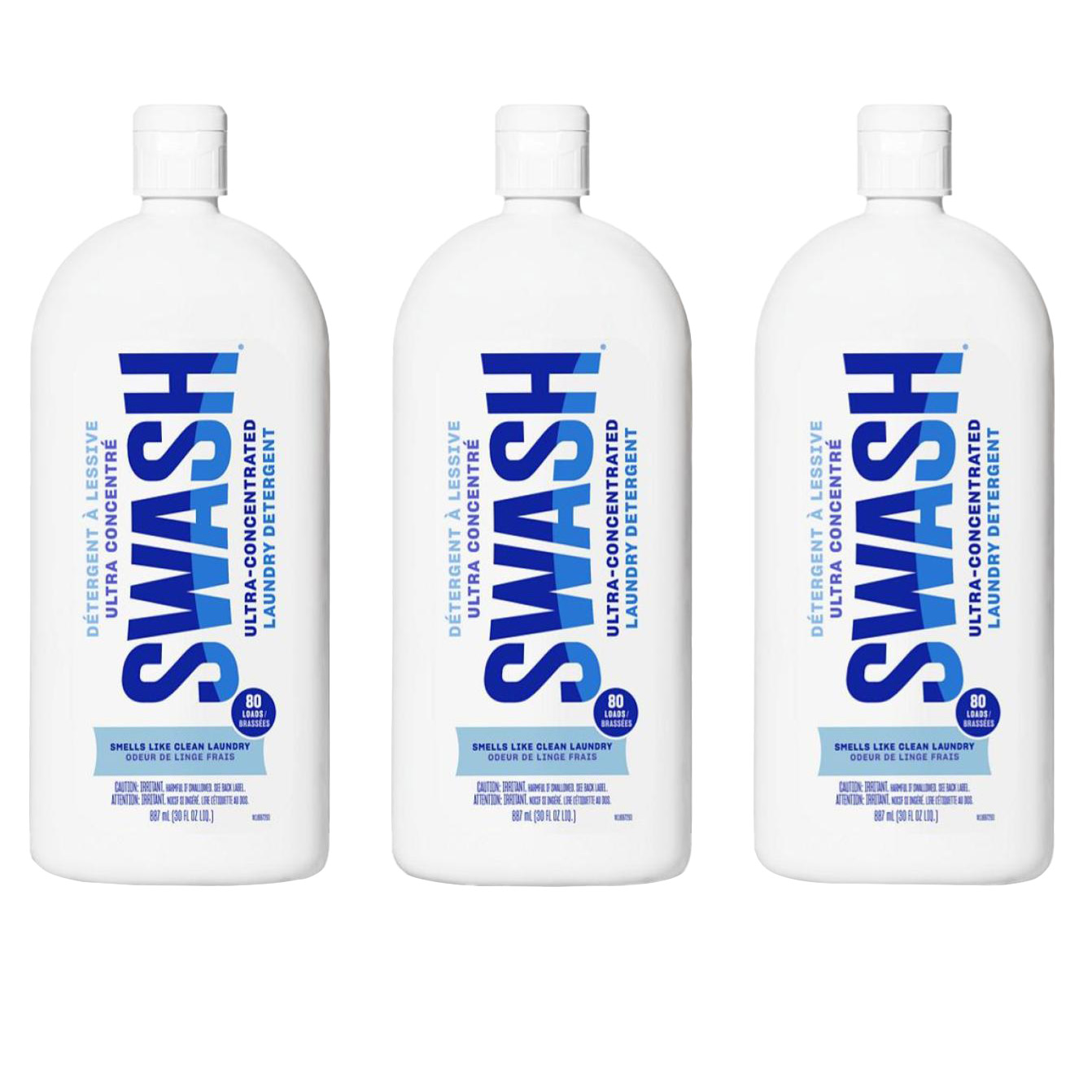 Swash Smells Like Clean Liquid Laundry Detergent, 3-pack