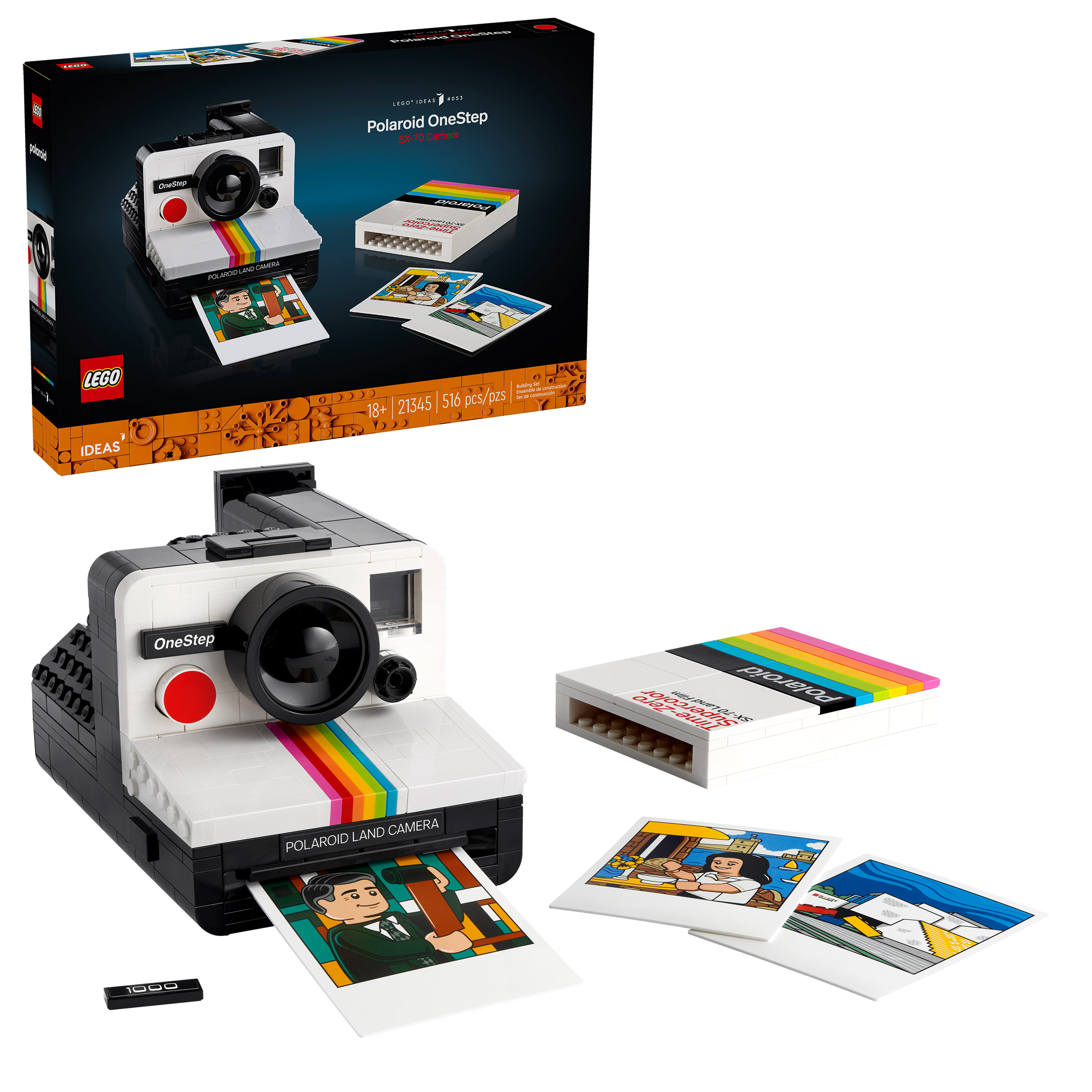 LEGO Ideas Polaroid OneStep SX-70 Camera - 21345