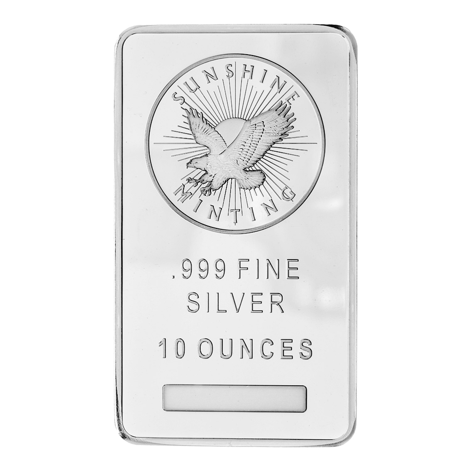 10 oz Sunshine Mint Eagle Silver Bar