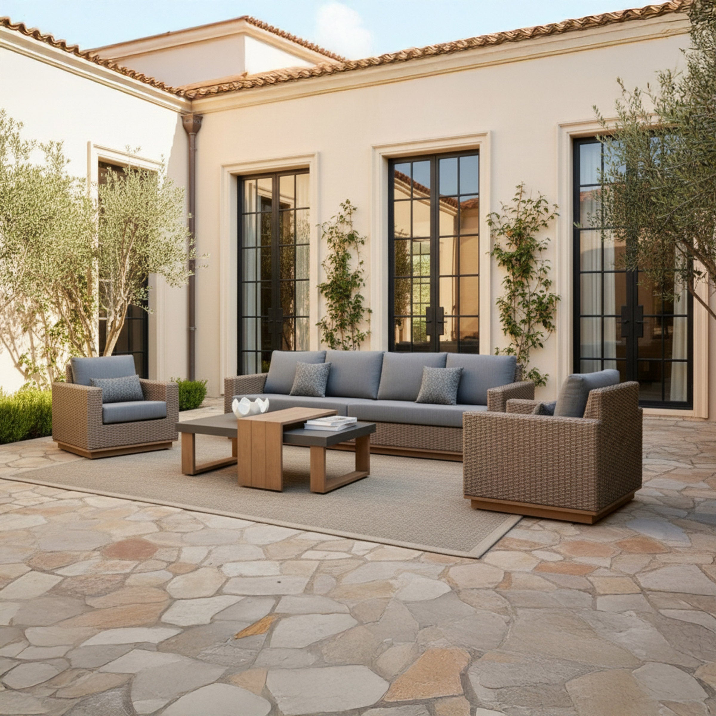 Grand Leisure Valleta 6-piece Outdoor Seating Set | Costco
