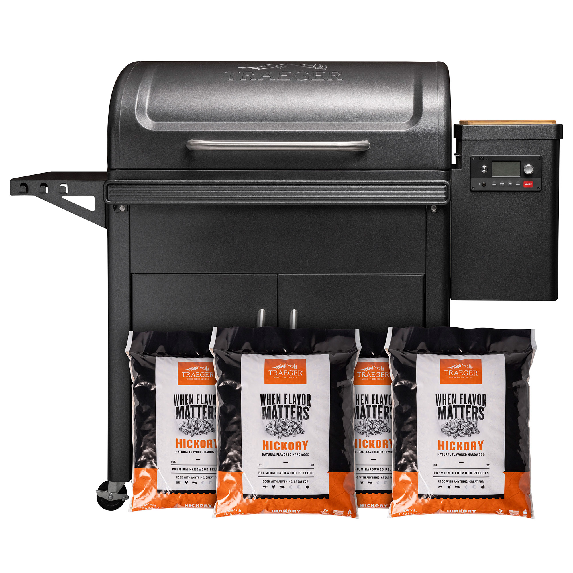 BTW  Traeger Silverton XL Grill with Pellet Bundle