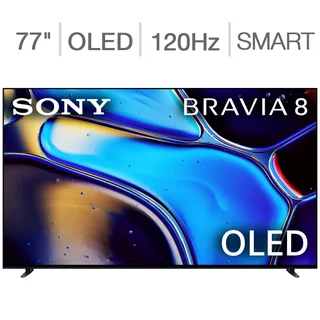 Sony 77" Class - BRAVIA 8 OLED Series - 4K Smart TV - Allstate 3-Year Protection Plan Bundle Included for 5 Years of Total Coverage*