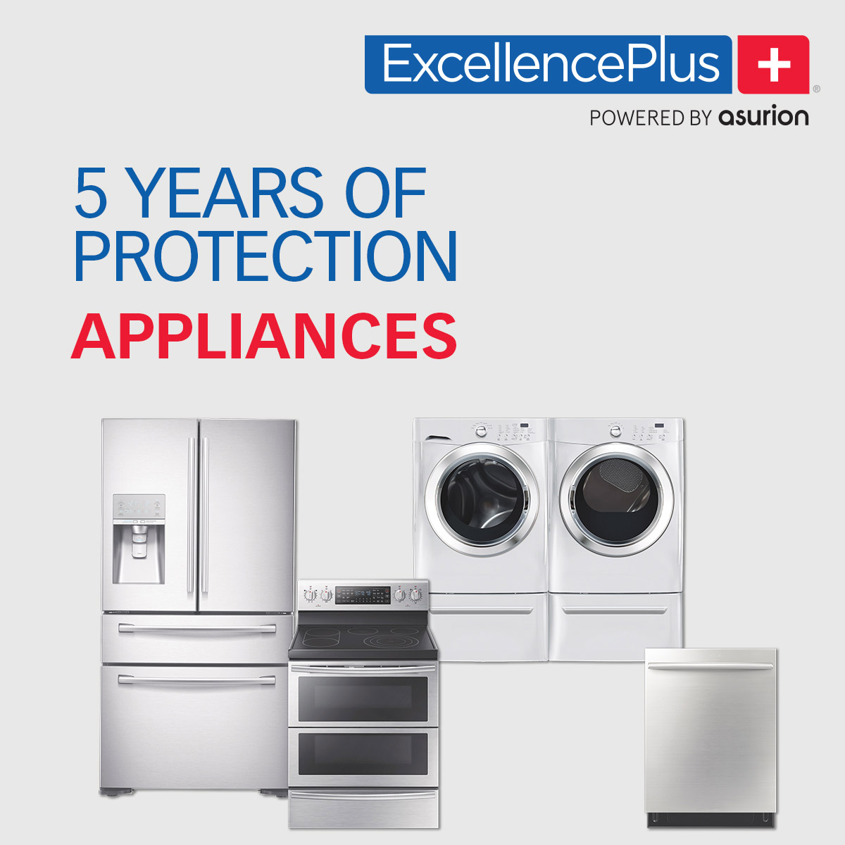 ExcellencePlus+ 3-year warranty. No deductibles and no additional fees for Appliances from $1100 to $1999.99 - Quebec Only