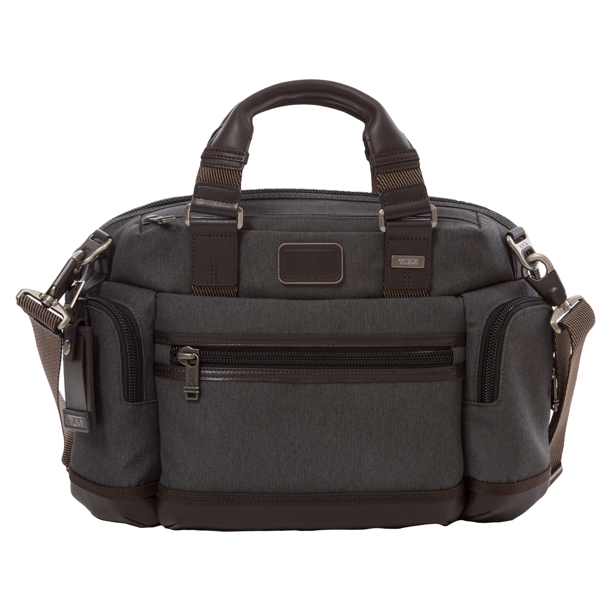 TUMI Brooks Slim Brief グレー / ビジネスバッグ Tumi Alpha Bravo Brooks Slim Gray Briefcase Bag | eBay