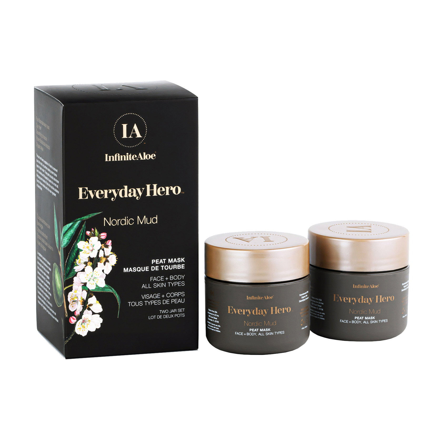 InfiniteAloe Nordic 2-piece Mask Set