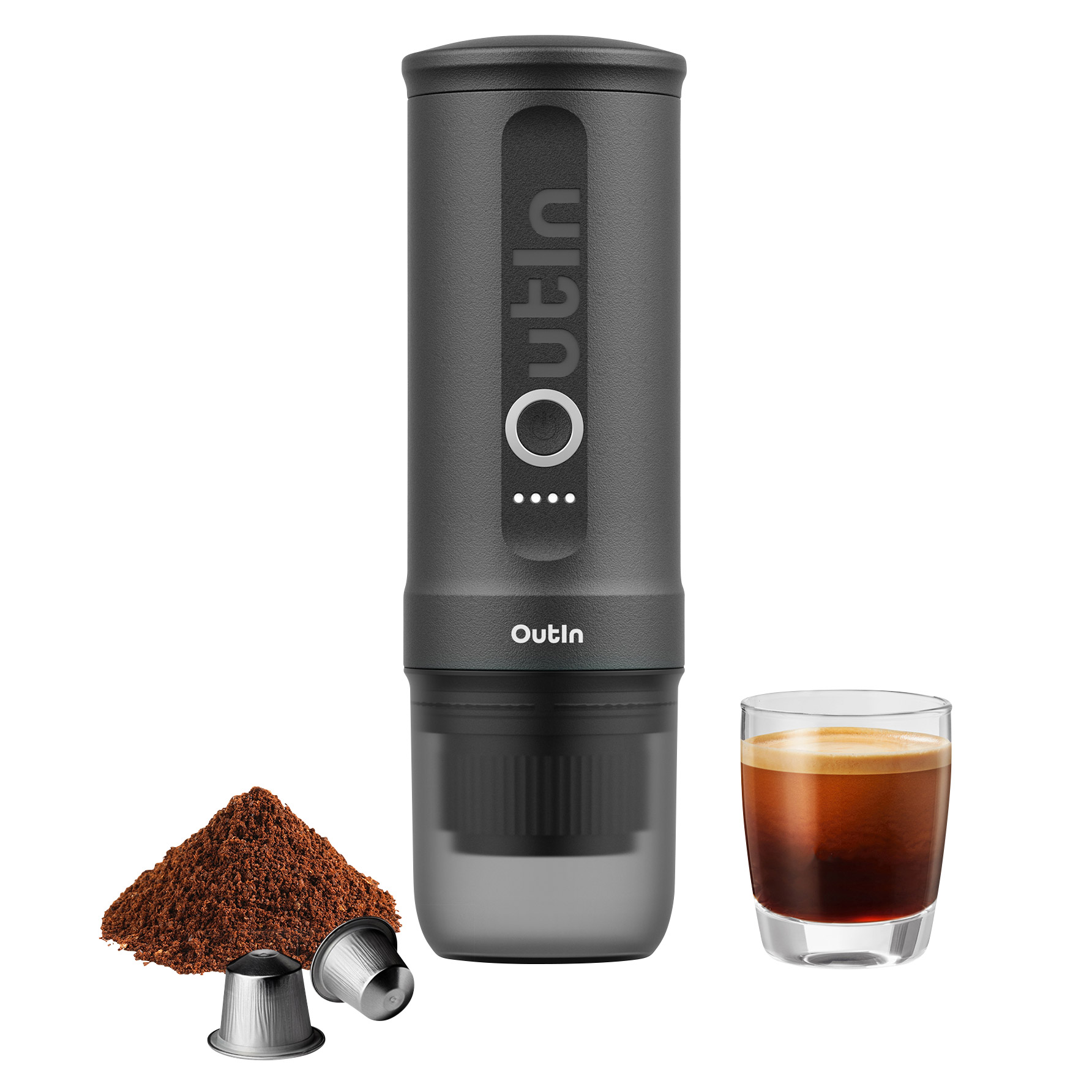 OutIn Nano Portable Espresso Machine Travel Kit | Costco