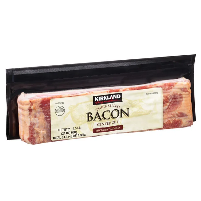 KIRKLAND SIGNATURE THICK SLICED BACON 2/1.5 LB