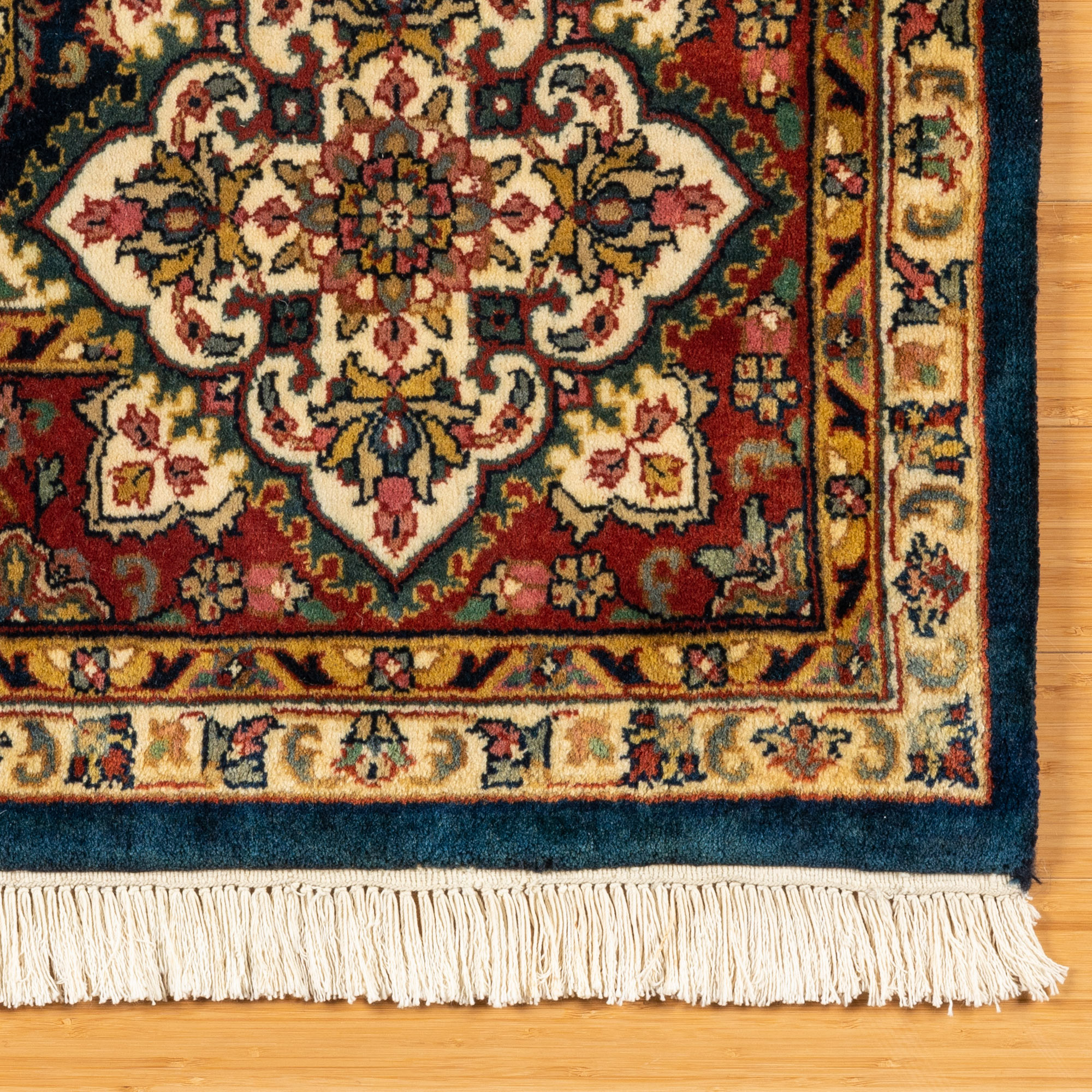 Montacute Hand Knotted Rug Collection, Kirman Dark Blue | Costco