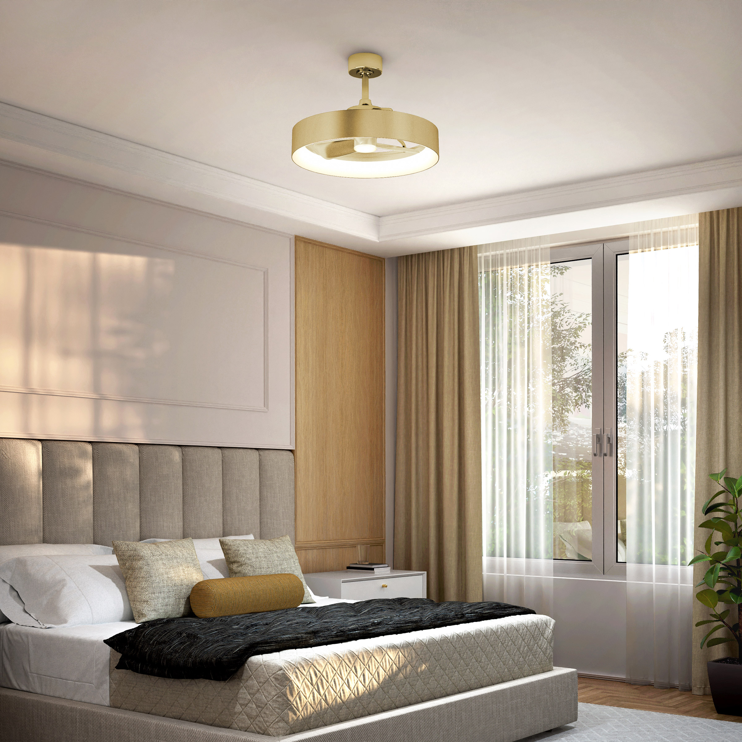 Artika Austin 23 in. Ceiling Fan with Light | Costco