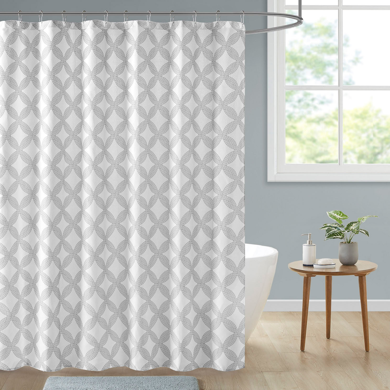 Martha Stewart 3-piece Shower Curtain Set | Costco