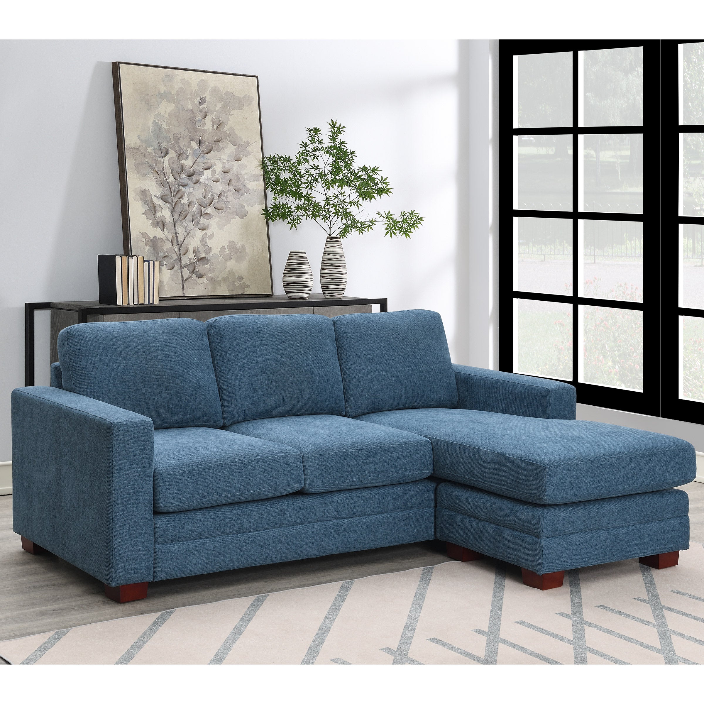 Bretton Fabric Sofa With Reversible Chaise | Costco
